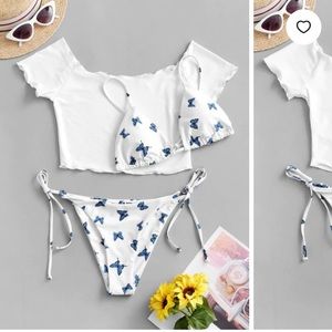 Butterfly bikini 3 piece